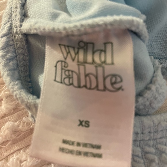 Xs blue halter bikini top - Picture 3 of 3